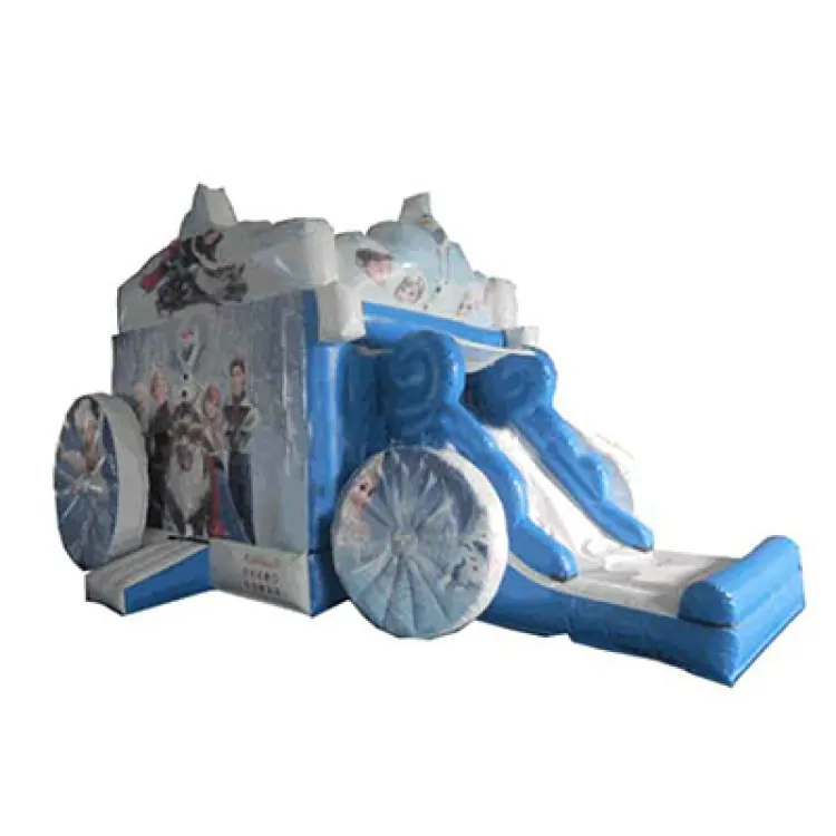 Frozen Carriage Bounce House Slide Combo